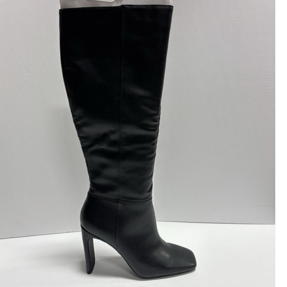 Charles David Black Heeled Boots